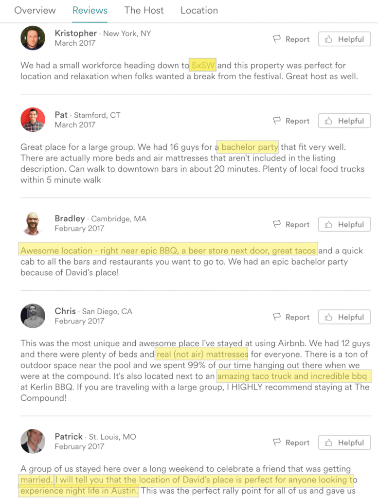 keyword research to write great Airbnb title