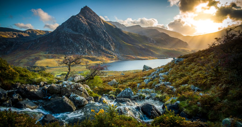 Snowdonia National Park in North Wales
